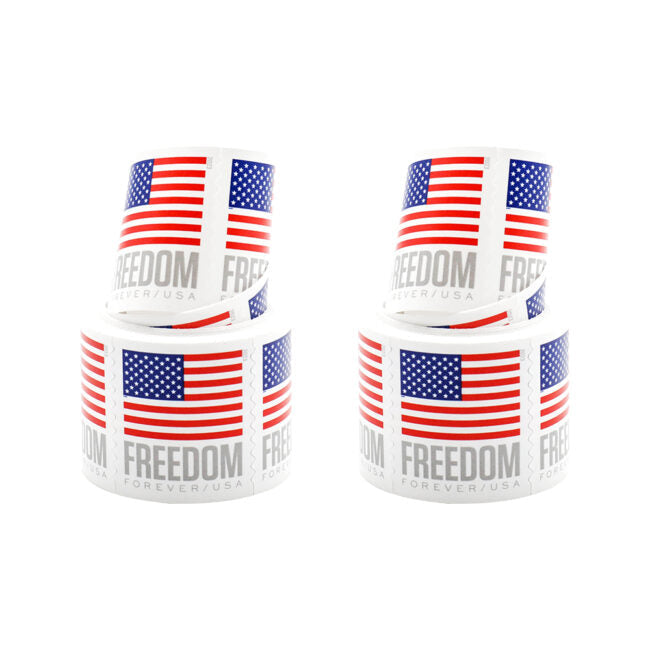 Highly Recommended: $89.99 for 5 Rolls(500pcs) – Flag Forever Stamps