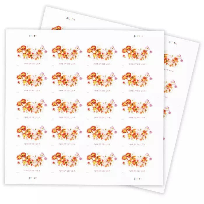2022 Tulips Forever Stamps – First-Class Postage Sheet